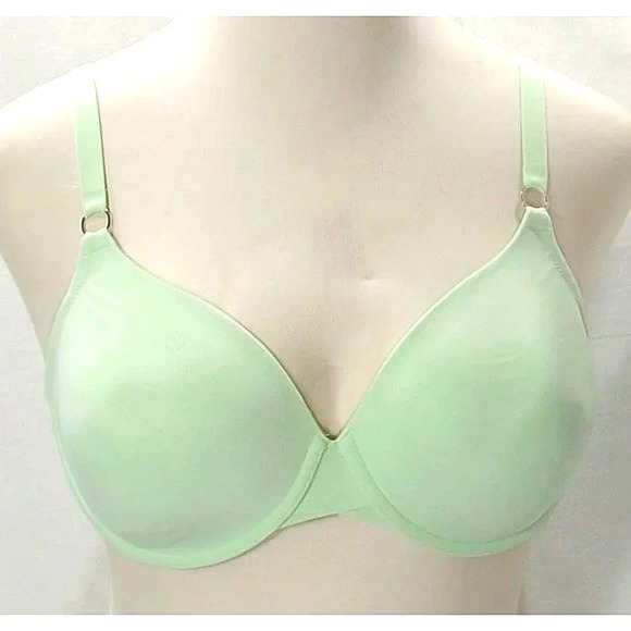 Cabernet Y92BN307 Molded Contour Cup Underwire Bra 36DD Light Mint Green Gently - Picture 1 of 3